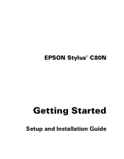 Epson C80N User Setup Information