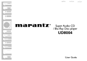 Marantz UD8004 UD8004 User Manual - Spanish