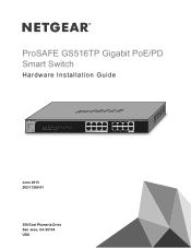 Netgear GS516TP Hardware Installation Guide