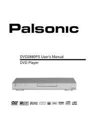 Palsonic DVD2880PS Owners Manual