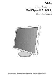 Sharp EA193Mi-BK User Manual - - Spanish