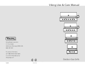 Viking VGBQ53002RE Use and Care Manual
