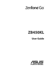 Asus ZenFone Go ZB450KL ZenFone Go ZB450KL English Version E-manual