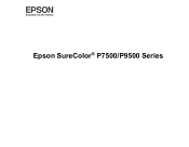 Epson SureColor P9570 Users Guide