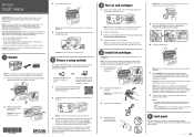 Epson WorkForce WF-2960 Start Here - Installation Guide