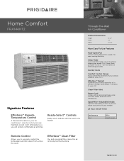 Frigidaire FRA144HT2 Product Specifications Sheet (English)