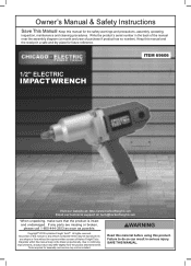 Harbor Freight Tools 69606 User Manual