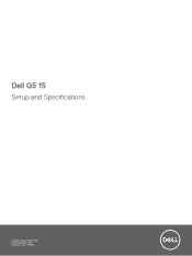 Dell G5 15 5587 G5 15 Setup and Specifications
