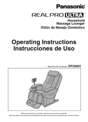 Panasonic EP30005TU EP30005TU Owner's Manual (English)