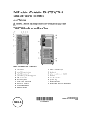 Dell Precision T5610 Setup Guide
