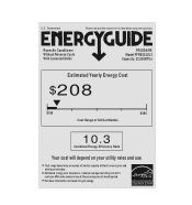 Frigidaire FFRE2233U2 Energy Guide