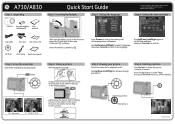 GE A730 Quick Start Guide (English)