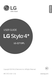 LG Stylo 4 Plus Owners Manual