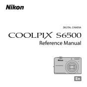 Nikon COOLPIX S6500 Reference Manual