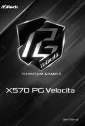 ASRock X570 PG Velocita User Manual