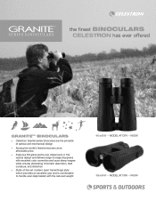 Celestron Granite ED 12x50 Binocular Granite Binoculars Info Sheet