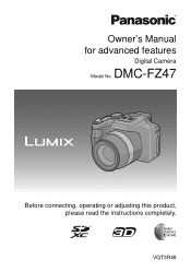 Panasonic DMCFZ47 DMCFZ47 User Guide