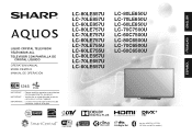 Sharp LC-70LE650U Operation Manual