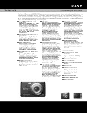 Sony DSC-W230/B Marketing Specifications (Black Model)