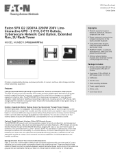 Tripp Lite 5PX2200HRTG2 Product Datasheet