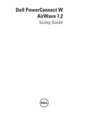Dell PowerConnect W-Airwave W-Airwave 7.2 Server Sizing Guide