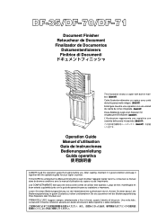 Kyocera FS-9500DN DF-35/70/71 Operation Guide