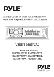 Pyle PLRMR23BTW User Manual