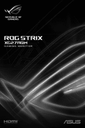 Asus ROG Strix XG27AQM-G EVA User Guide