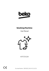 Beko WTK72012 Owners Manual