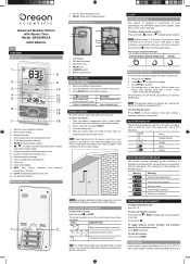Oregon Scientific BAR208S_WR608 User Manual