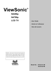 ViewSonic N4790P N4290P User Guide (English)