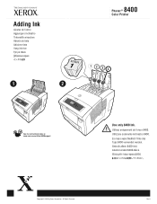 Xerox 8400DP Instruction Sheets for Installation of Customer Replaceable Items