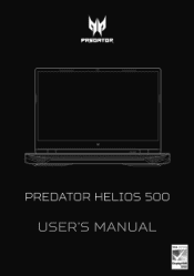 Acer PREDATOR HELIOS 500 User Manual