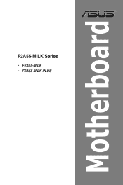 Asus F2A55-M LK F2A55-M LK User's Manual