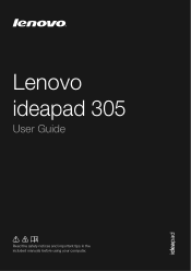Lenovo 305-14IBD Laptop (English) User Guide - Ideapad 305