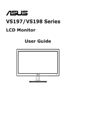 Asus VS197DE VS Series User Guide for English Edition
