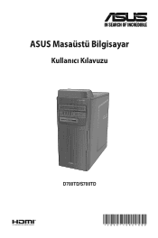 Asus ExpertCenter D7 Tower D701TD Users Manual for Turkish