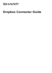 Sharp BP-50M36 Dropbox Connector Guide