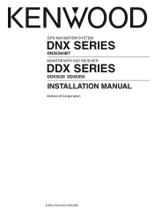 Kenwood DDX5056 User Manual 1