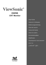 ViewSonic E90 User Manual