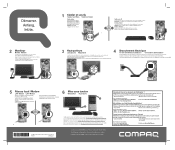 HP Presario SG3000 Compaq Presario Home PC - Setup Poster (page 1)