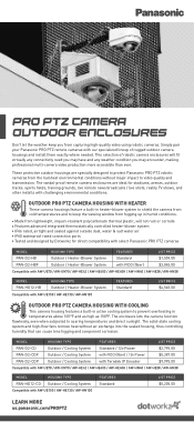 Panasonic AW-HE42 Outdoor Enclosures for PRO PTZ Robotic Cameras