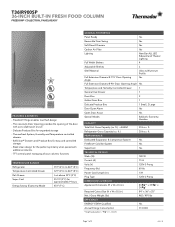 Thermador T36IR900SP Product Specs