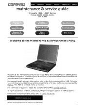 HP Presario 18XL Maintenance & Service Guide Presario 1800/1800T Series-Models: XL280, XL380, XL381, and XL390