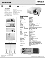 Hitachi CP-X4011N Brochure