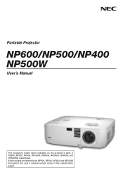 NEC NP500 Users Manual