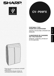 Sharp CV-P09FX CV-P09FX Operation Manual