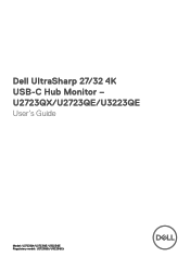 Dell U2723QX Monitor Users Guide