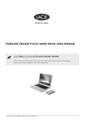 Lacie Porsche Design P9223 Slim User Manual