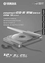 Yamaha CRW-70 Owners Manual
